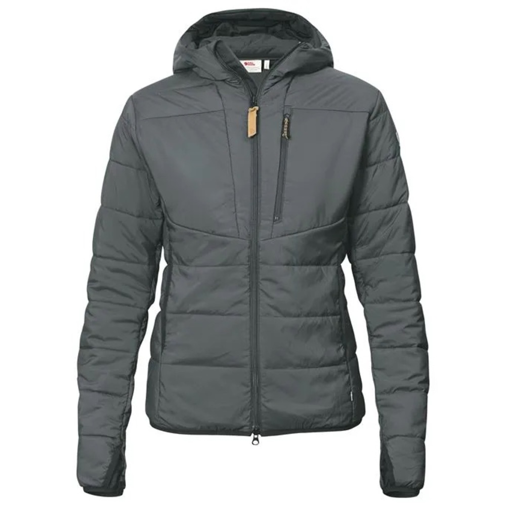 Fjall raven puffer jacket with hoodie